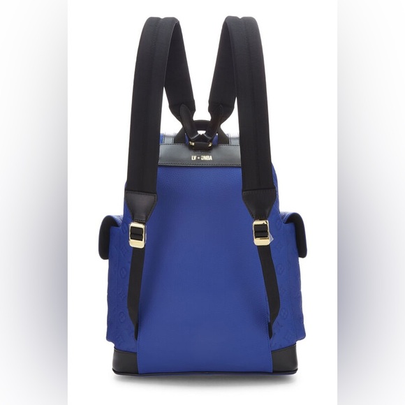 Louis Vuitton Blue Taurillon NBA Christopher Backpack MM (new) - Picture 3 of 6
